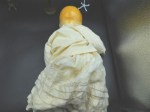 antique baby doll 1930s back view